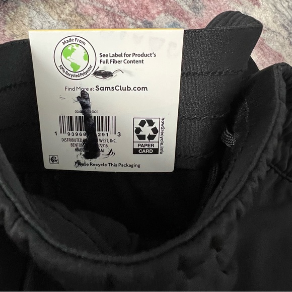 NWT Member's Mark Tech Fleece Pant - Picture 9 of 9
